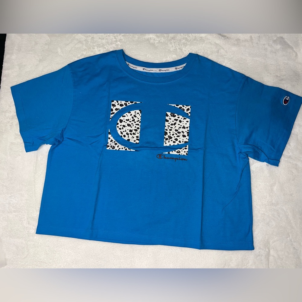 Women's Polo CHAMPION size L color blue